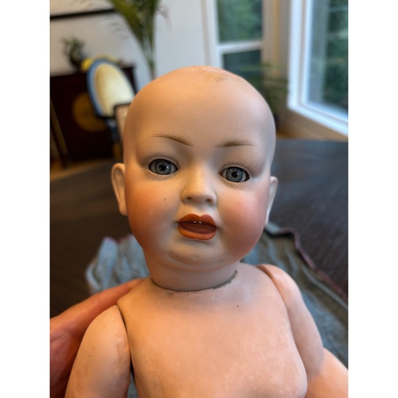 Other - 18‎ inch antique Bisque Doll Marked 142 Sleep Eyes Jointed Body Collectible